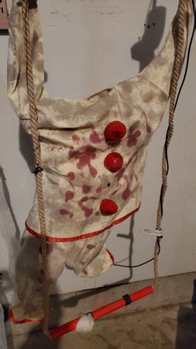 Halloween Animated Swinging Clown Prop Animatronic Used Ebay