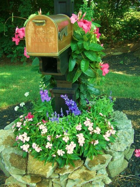 Beautiful Mailbox Ideas For First Impression Mailbox Garden