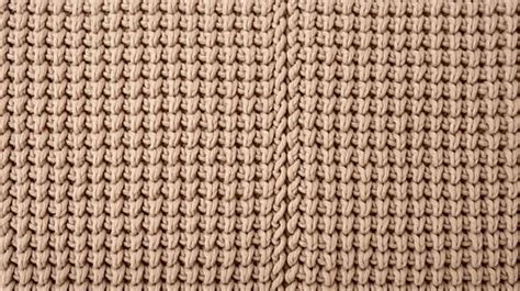 Textured Fabric Knit In Beige Hue Background Knitwear Knitting Wool