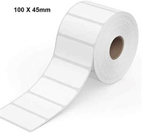 100 X 45mm Barcode Thermal Labels at Rs 0.19/piece | Thermal Labels in ...