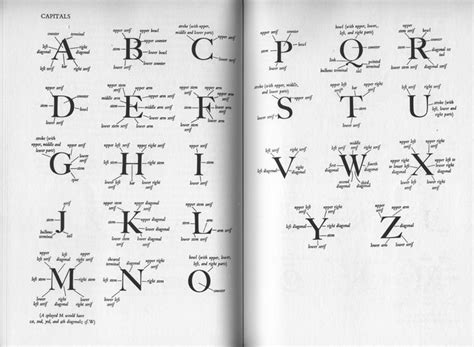 The Nomenclature Of Letter Forms