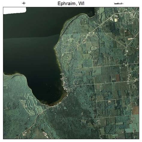 Aerial Photography Map of Ephraim, WI Wisconsin