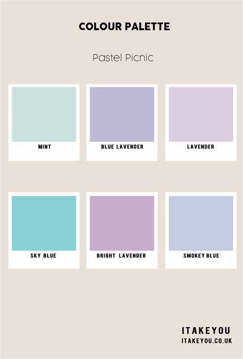 10 Summer Colour Combos Pastel Picnic I Take You Wedding Readings