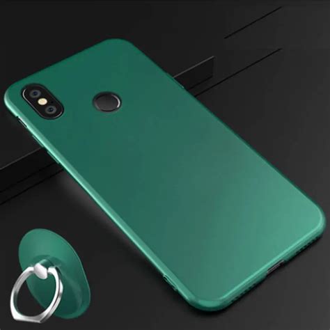 Xiaomi Redmi 6 TPU Soft Silicone Black Luxury Cover Ultra Thin Phone ...
