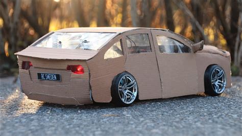 Cardboard car DIY | RC Drifting - Mindovermetal English