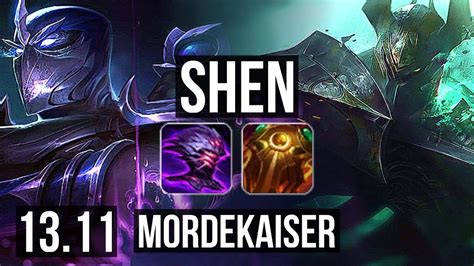 Shen Vs Mordekaiser Top M Mastery Games Kr