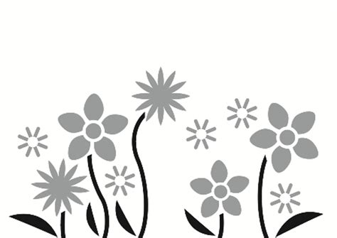 flower wall decal