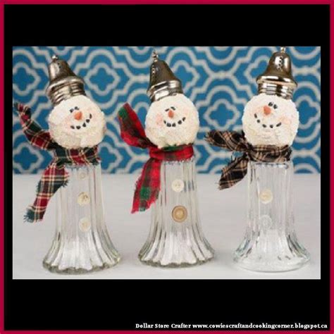 Turn Dollar Store Salt And Pepper Shakers Into Snowmen Xmas Crafts Snowman Crafts Christmas