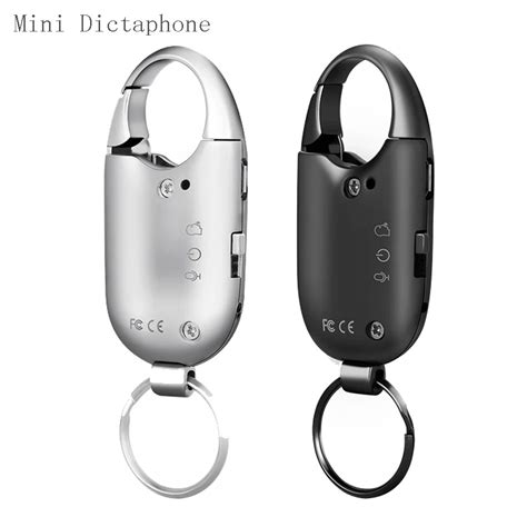 Mini Dictaphone Vr12 Keychain 16gb Usb Voice Activated Recorder Professional Recording Mp3 Flash