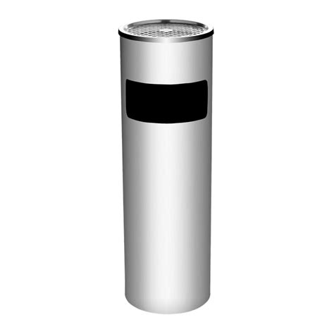 Ss109 Stainless Steel Bin Round Cw Ashtray Top Top Bins