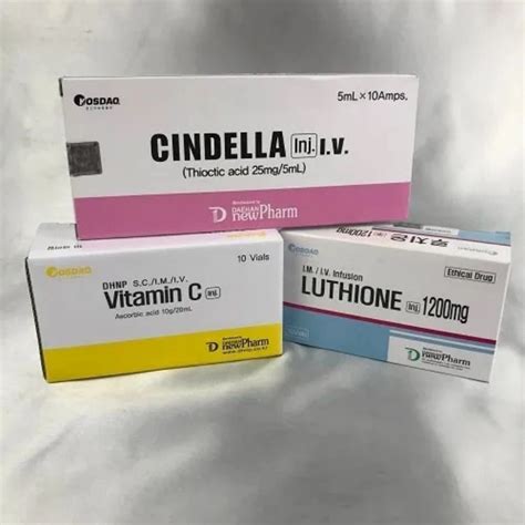 Cindella Luthione Thioctic Acid Glutathione Vitamin C Skin Whitening