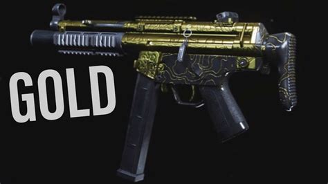 Mp5 Gold Camo Unlocked Modern Warfare Youtube