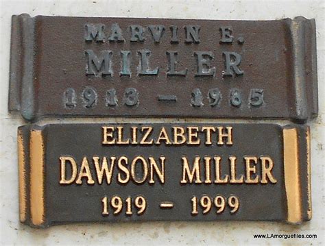 Los Angeles Morgue Files: "The Millionaire" Actor Marvin Miller 1985 Westwood Village Cemetery