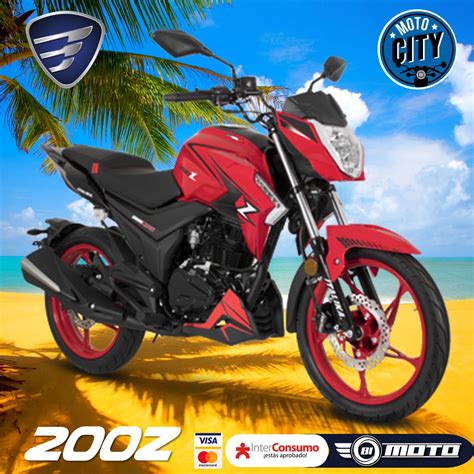 Italika 200z Rojo Negro Motocity