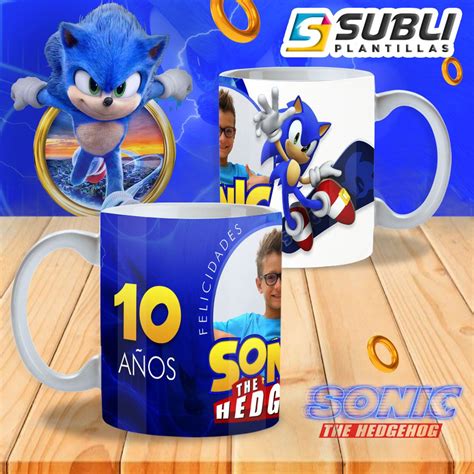 Dise Os Plantillas Para Sublimar Tazas De Sonic Artofit