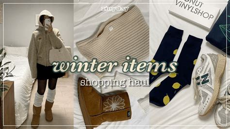 ☃️HAUL 겨울패션아이템ㅣ바라클라바ㅣ레그워머ㅣ겨울장갑ㅣ메르헨ㅣ파르티멘토ㅣ도넛바이닐샵ㅣ비비안웨스트우드ㅣ캡스앤스터프 - YouTube