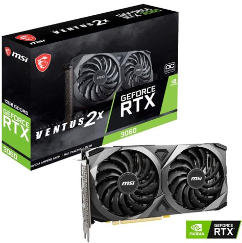 Best Buy: MSI NVIDIA GeForce RTX 3060 Ventus 2X 12G OC 12GB GDDR6 PCI ...