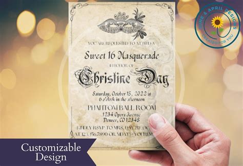 Sweet 16 Masquerade Invitation Sweet 16 Birthday Invitation Masquerade ...