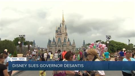 Disney Sues Ron Desantis Accusing Florida Governor Of Targeted Campaign Of Retaliation