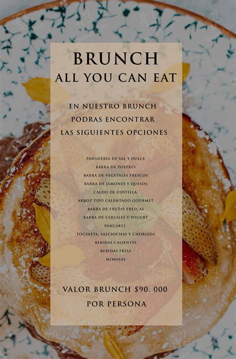 Carta del restaurante Patrón Bistró, Bogotá