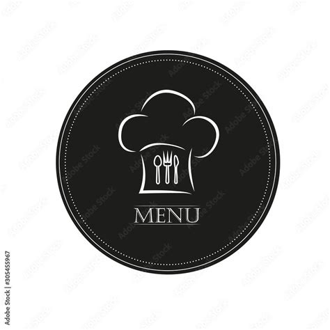 restaurant menu logo vector illustration stock vector adobe stock