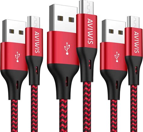 Câble Micro USB 1m 1 5m 2m Lot de 3 Gritin Cable Micro USB en