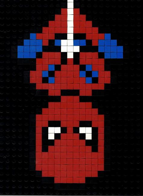 Spider Man Bit D Pixel Art Etsy