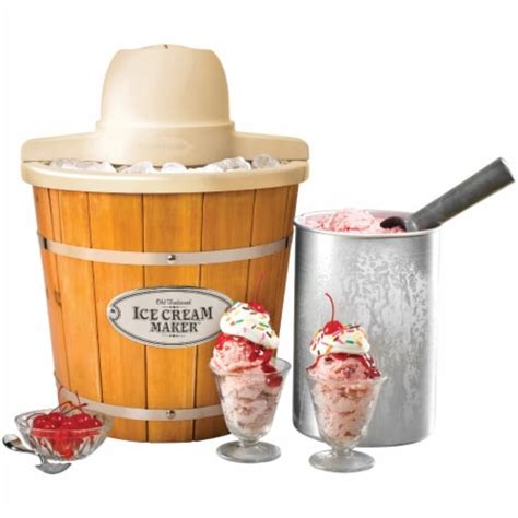 Nostalgia Electric Wood Bucket Old Fashioned Ice Cream Maker, 1 pc - Kroger