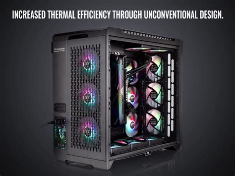 Thermaltake Cte C Tg Argb E Atx Full Tower With Centralized Thermal