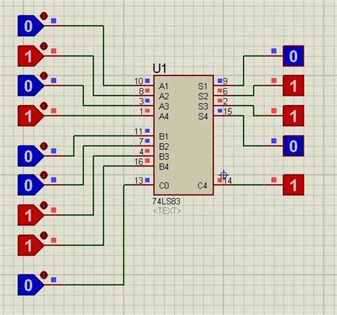 IC cộng full 4 bit 74LS83 Mecsu vn