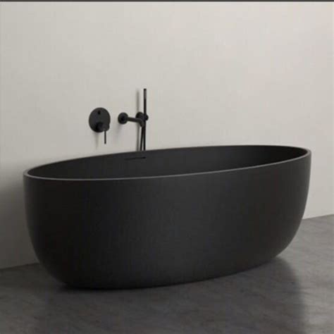 The Stunning Matte Black Bath! Let us know your thoughts.