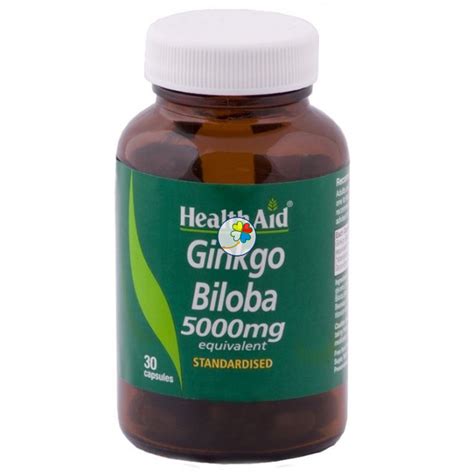 GINKGO BILOBA 5 000Mg 30 CAPSULAS HEALTH AID