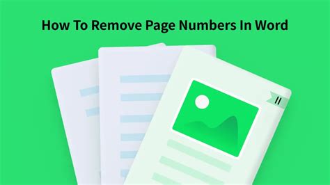 Guide How To Remove Page Numbers In Word Ms Wps Updf