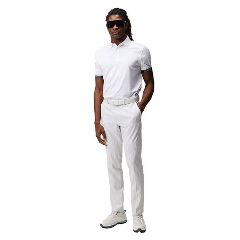 J Lindeberg Guy Polo Shirt White Scottsdale Golf