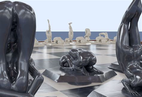 NSFW Nude Posing Women A Complete Chess Set Por Ubermeisters Descargar Modelo STL Gratuito