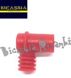 Pipetta Candela Rossa Silicone Anti Acqua Piaggio Ciao Si Bravo