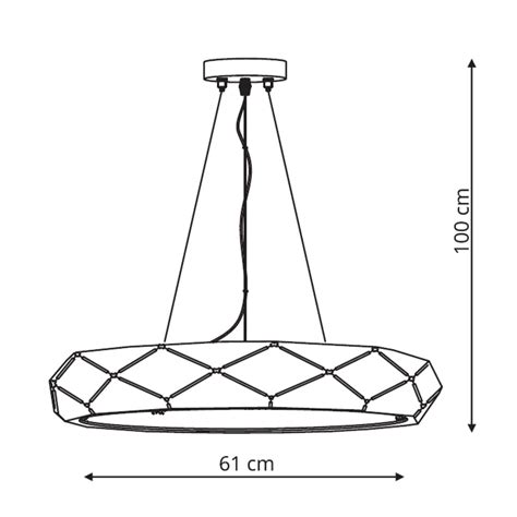 Lampa Wisz Ca Reus Xled Z Ota Light Prestige