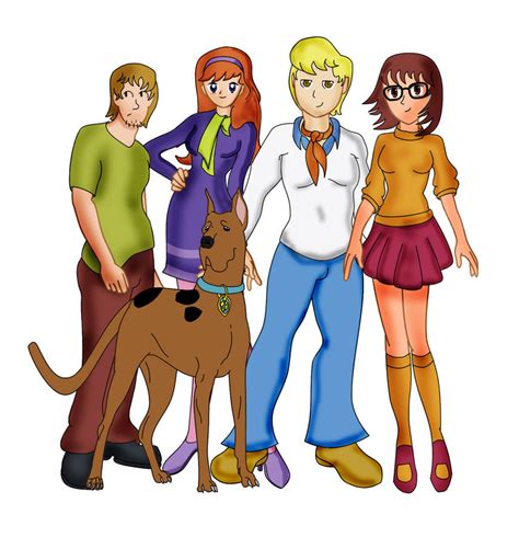 Anime Scooby Gang By Ulla Andy On Deviantart