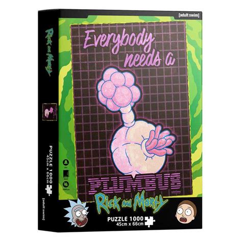 Sd Toys Rick And Morty Plumbus Puzzle 1000 Pieces Multicolor Kidinn