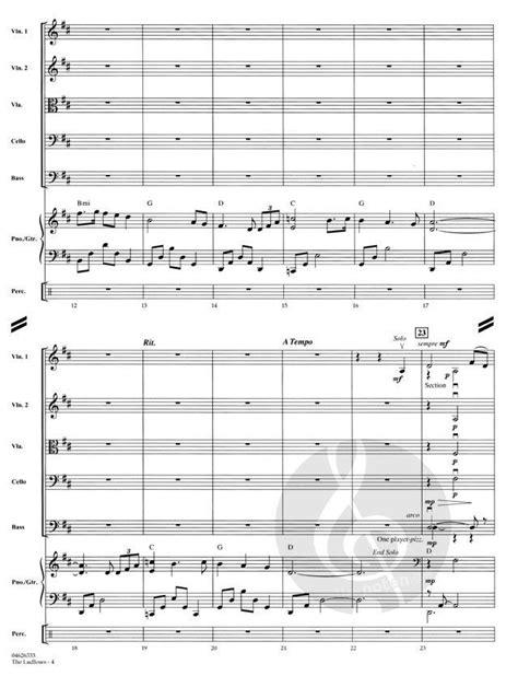 The Ludlows By James Horner Sheet Music For String Orchestra