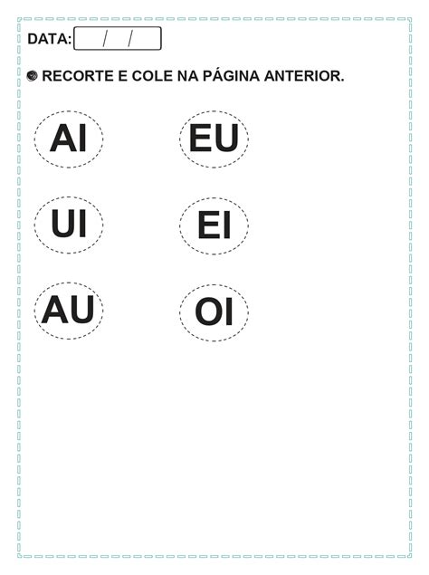 Encontro Vocalico Educação Infantil - Blog da Profa. Francinete: Caderno de Atividades para Educação Infantil ...