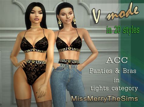 The Sims Resource Acc Panties And Bras