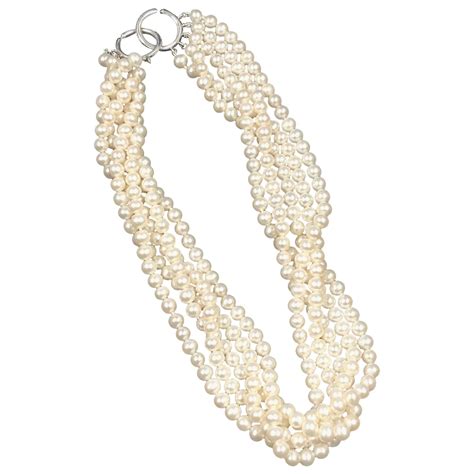 Tiffany And Co Paloma Picasso Pearl Torsade Necklace At 1stDibs