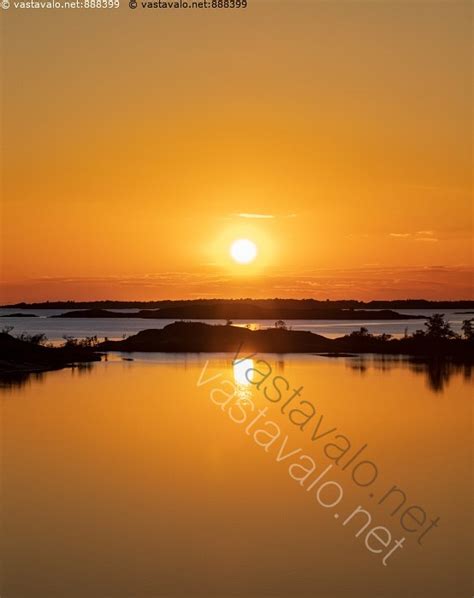 Kuva Auringonlaskun Tunnelmaa Auringonlasku Aurinko Horisontti