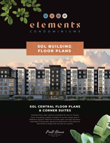 Elements SOL Floor Plans Pratt Homes Flip PDF AnyFlip