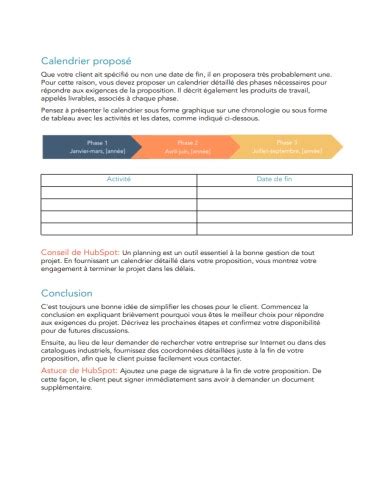 Proposition Commerciale Mod Le Gratuit Sous Word Pdf Hubspot