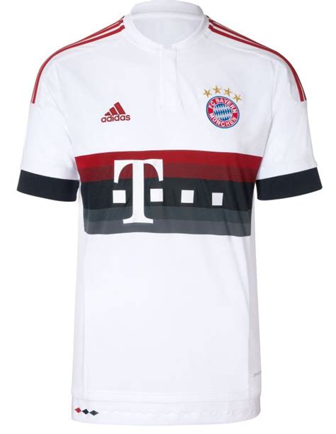 White Bayern Jersey 2015 2016 Adidas Fc Bayern Munich Away Kit 15 16