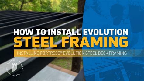 How To Frame A Deck With Steel Fortress Evolution Steel Deck Framing