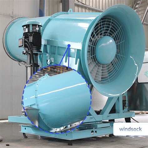 Mining Dust Suppression Plant Protect Water Mist Cannon Manual Fog