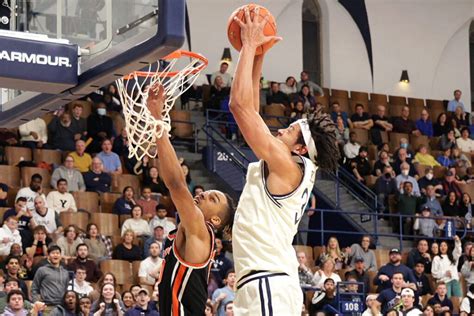 Men S Basketball Yale Rides Hot Shooting Night To Victory Over